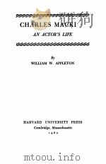 CHARLES MACKLIN 1960 PDF电子版封面