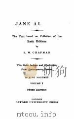 THE NOVELS JANE AUSTEN 1960 PDF电子版封面