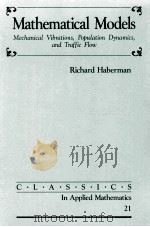 MATHEMATICAL MODELS MECHANICAL VIBRATIONS POPULATION DYNAMICS AND TRAFFIC FLOW（1998 PDF版）