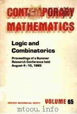 CONTEMPORARY MATHEMATICS VOLUME 65（1987 PDF版）