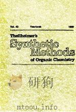 SYNTHETIC METHODS OF ORGANIC SHEMISTRY 1989 PDF电子版封面 3805548966