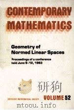 CONTEMPORARY MATHEMATICS VOLUME 52（1986 PDF版）
