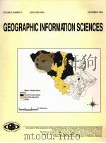 GEOGRAPHIC INFORMATION SCIENCES PDF电子版封面