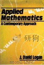 APPLIED MATHEMATICS A CONTEMPORARY APPROACH（1987 PDF版）
