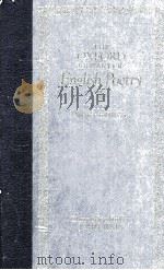 THE OXFORD LIBRARY OF ENGLISH POETRY VOLUME Ⅰ SPENSER TO DRYDEN（1986 PDF版）