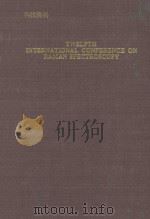 TWELFTH INTERNATIONAL CONFERENCE ON RAMAN SPECTROSCOPY（1990 PDF版）