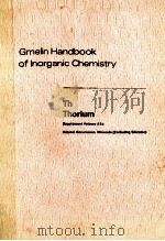 GMELIN HANDBOOK OF INORGANIC CHEMISTRY 8TH EDITION（1990 PDF版）