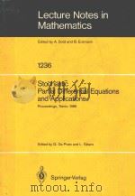 LECTURE NOTES IN MATHEMATICS 1987 PDF电子版封面 3540172114