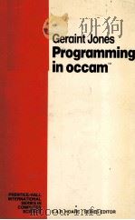 PROGRAMMING IN OCCAM 1988 PDF电子版封面 0137297734