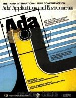 THE THIRD INTERNATIONAL IEEE CONFERENCE ON ADA APPLICATIONS AND ENVIRONMENTS（1988 PDF版）