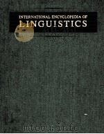 INTERANTIONAL ENCYCLOPEDIA OF LINGUISTICS VOLUME 2 1992 PDF电子版封面 0195051963