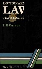 DICTIONARY OF LAW THIRD EDITION（1988 PDF版）