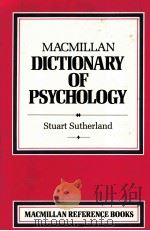 MACMILLAN DICTIONARY OF PSYCHOLOGY（1989 PDF版）