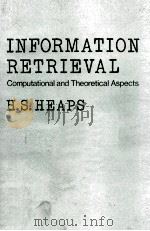 INFORMATION RETRIEVAL Computational and Theoretical Aspects（1978 PDF版）