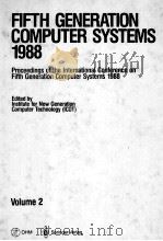 FIFTH GENERATION COMPUTER SYSTEMS 1988 Volume 2（1988 PDF版）