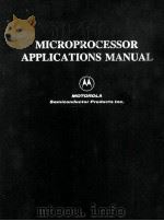MICROPROCESSOR APPLICATIONS MANUAL 1975 PDF电子版封面 0070435278