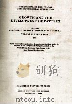 GROWTH AND THE DEVELOPENT OF PATTERN 1981 PDF电子版封面