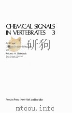 CHEMICAL SIGNALS IN VERTEBRATES 3（1983 PDF版）
