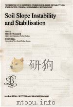 SOIL SLOPE INSTABILITY AND STABILISATION（1987 PDF版）
