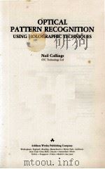 OPTICAL PATTERN RECOGNITION: USING HOLOGRAPHIC TECHNIQUES（1988 PDF版）