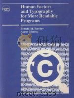 HUMAN FACTORS AND TYPOGRAPHY FOR MORE READABLE PROGRAMS（1990 PDF版）