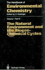THE HANDBOOK OF ENVIRONMENTAL CHEMISTRY VOLUME 1 PART E（1990 PDF版）