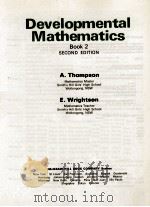 DEVELOPMENTAL MATHEMATICS BOOK 2（1982 PDF版）