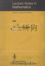 LECTURE NOTES IN CONTROL AND INFORMATION SCIENCES 599: COMPLEX ANALYSIS（1977 PDF版）