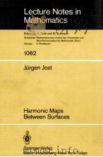 LECTURE NOTES IN MATHEMATICS 1062: HARMONIC MAPS BETWEEN SURFACES 1984 PDF电子版封面 3540133399;0387133399