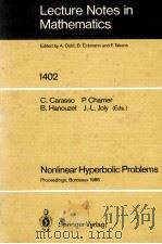 LECTURE NOTES IN MATHEMATICS 1402: NONLINEAR HYPERBOLIC PROBLEMS（1989 PDF版）