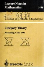 CATEGORY THEORY 1991 PDF电子版封面 3540547061;0387547061