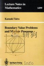 BOUNDARY VALUE PROBLEMS AND MARKOV PROCESSES 1991 PDF电子版封面 354054996X;038754996X