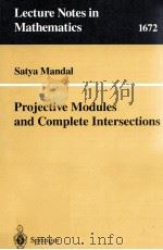 PROJECTIVE MODULES AND COMPLETE INTERSECTIONS 1997 PDF电子版封面 9783540635642
