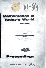 MATHEMATICS IN TODAY'S WORLD 1974 PDF电子版封面