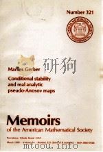 CONDITIONAL STABILITY AND REAL ANALYTIC PSEUDO-ANOSOV MAPS 1985 PDF电子版封面