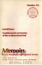 COMBINATORIAL SYMMETRIES OF THE M-DIMENSIONAL BALL（1986 PDF版）