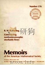 CONSTRUCTING NONHOMEOMORPHIC STOCHASTIC FLOWS 1987 PDF电子版封面