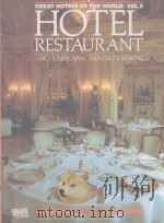 HOTELS RESTAURANT   1992  PDF电子版封面  4309715850   