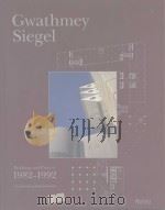 GWATHMEY SIEGEL 1993 PDF电子版封面 0847816753