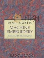 MACHINE EMBROIDERY:IDEAS AND TECHNIQUES（1992 PDF版）