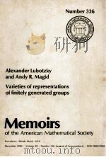 VARIETIES OF REPRIESENTATIONS OF FINITELY GENERATED GROUPS（1985 PDF版）