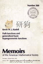 PATH FUNCTIONS AND GENERALIZED BASIC HYPERGEOMETRIC FUNCTIONS（1987 PDF版）