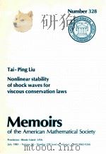 NONLINEAR STABILITY OF SHOCK WAVES FOR VISCOUS CONSERVATTION LAWS（1985 PDF版）