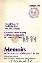 QUADRATIC FORMS OVER Q AND GALOIS EXTENSIONS OF COMMUTATIVE RINGS（1989 PDF版）