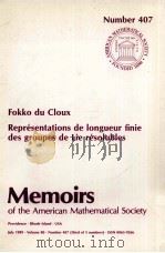 REPRESENTATIONS DE LONGUEUR FINIE DES GROUPES DE LIE RESOLUBLES（1989 PDF版）