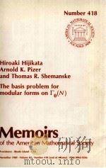 THE BASIS PROBLEM FOR MODULAR FORMS ON г0 (N) 1989 PDF电子版封面 0821824813