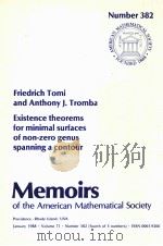 EXISTENCE THEOREMS FOR MINIMAL SURGACES OF NON-ZERO GENUS SPANNING A CONTOUR（1988 PDF版）