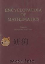 ENCYCLOPAEDIA OF MATHEMATICS VOLUME 10 SUBJECT INDEX - AUTHOR INDEX（1994 PDF版）