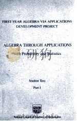 ALGEBRA THROUGH APPLICATIONS PART I 1980 PDF电子版封面 0873531345;0873531353;0873531361