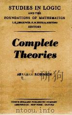 COMPLETE THEORIES 1977 PDF电子版封面 0720406900